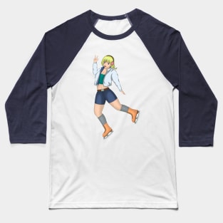 Ice skater girl Baseball T-Shirt